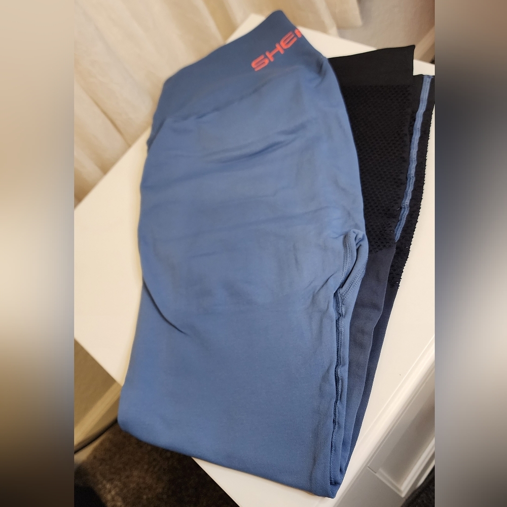 Seamless Leggings - Washed Demin Ombre - Luxe - Picture 2 of 6